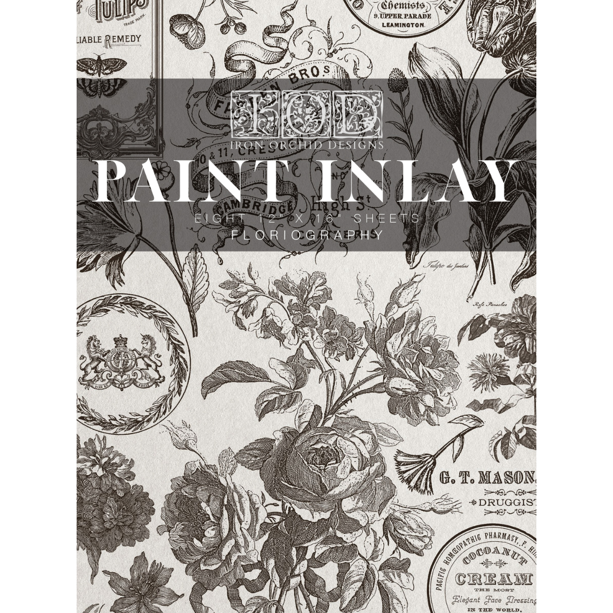 Iron Orchid Designs - Floriography Paint Inlay