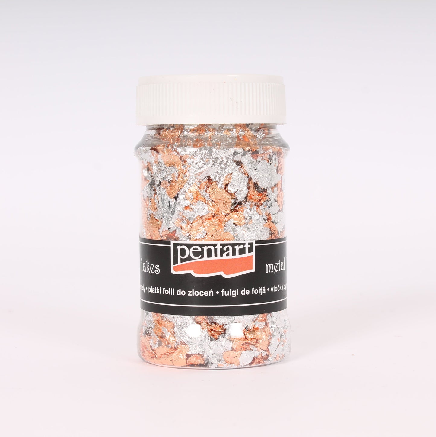 Pentart Metal Flakes - 100ml - M1 - Silver-Copper