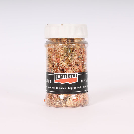Pentart Metal Flakes - 100ml - M4 - Gold-Copper
