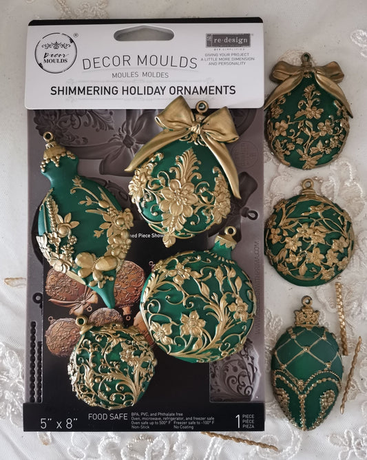 Redesign with Prima - Decor Mould - Shimmering Holiday Ornaments