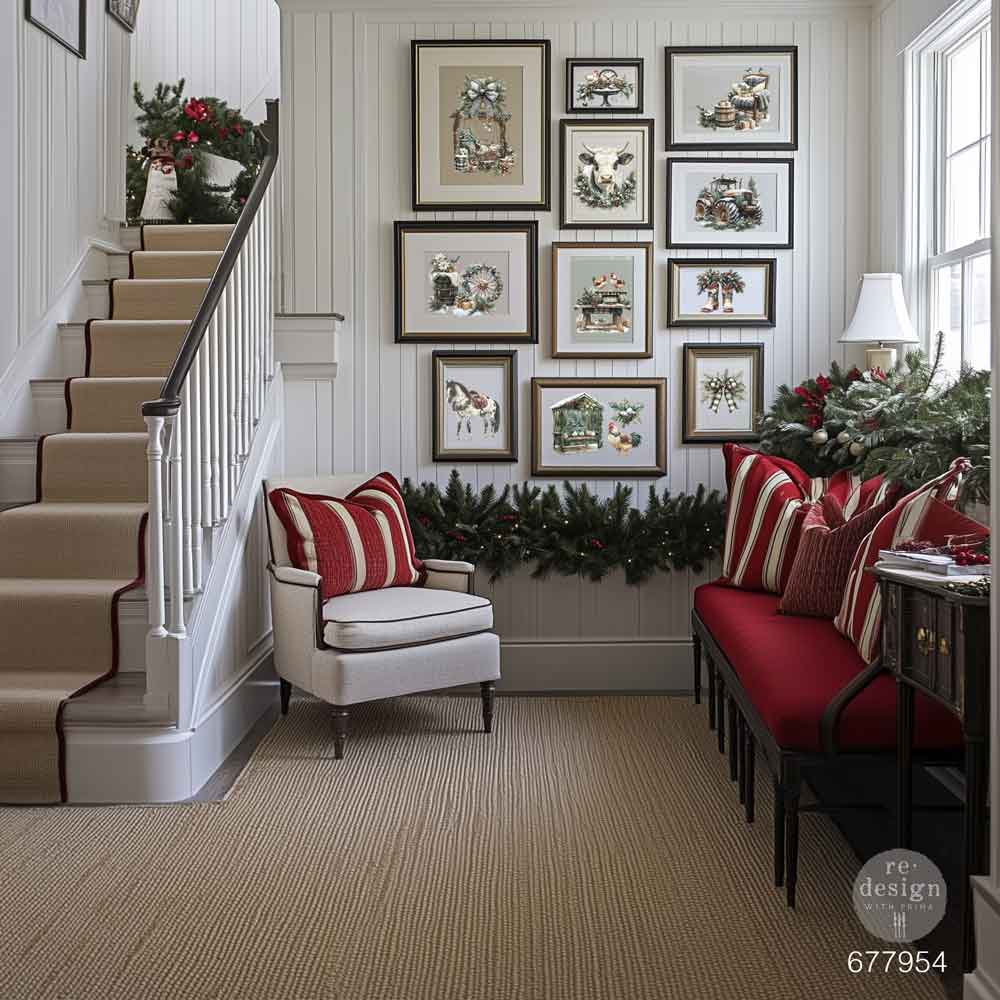 Redesign Decor Transfer - Middy - Rustic Noel