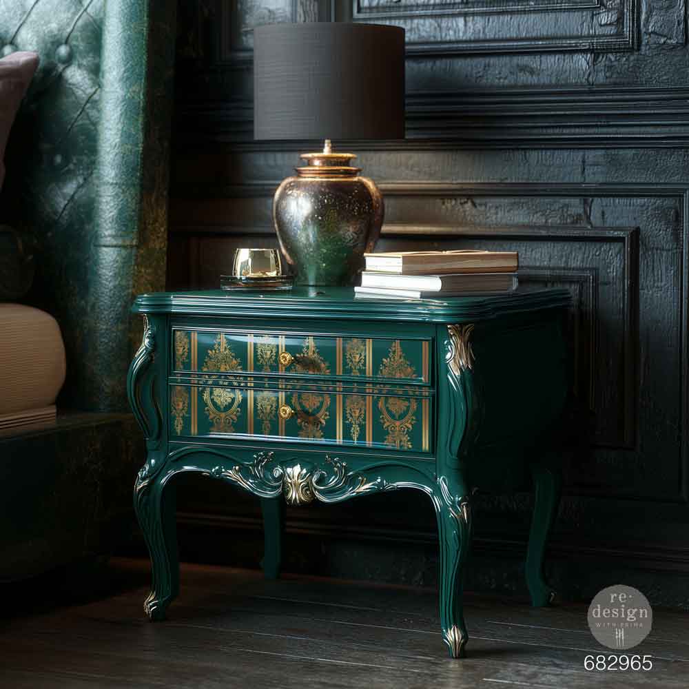 Redesign Decor Transfer - Gold Foil Kacha - Chateau Filigree