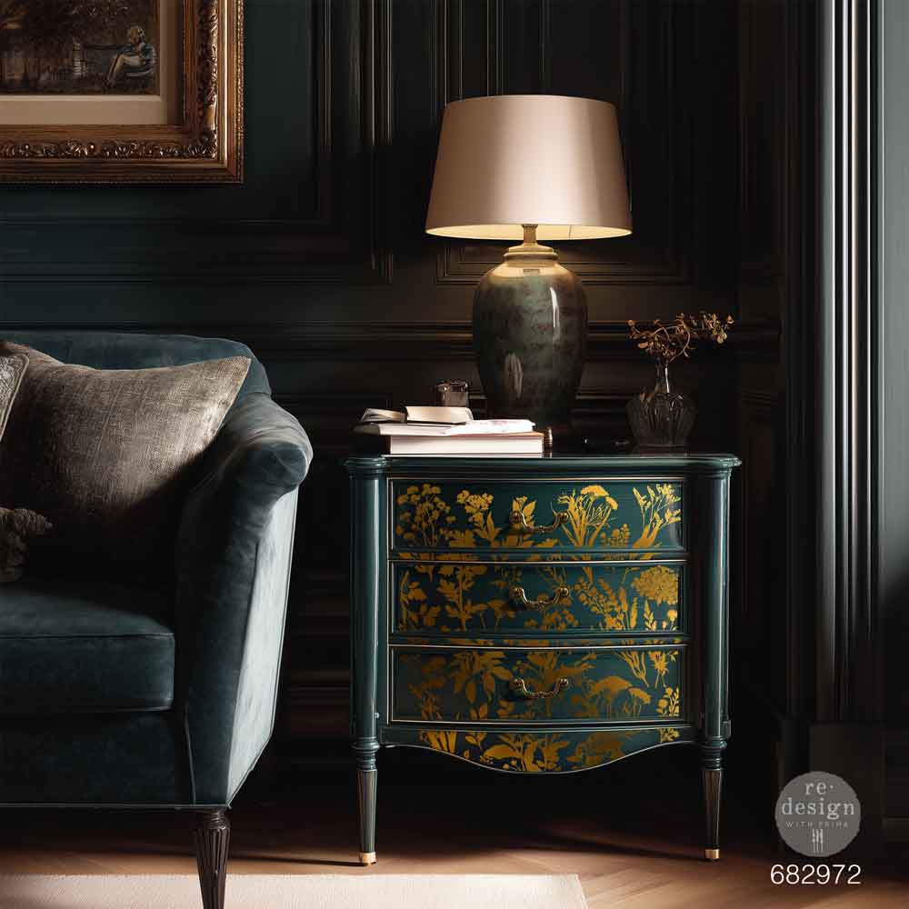 Redesign Decor Transfer - Gold Foil Kacha - Luxe Foliage