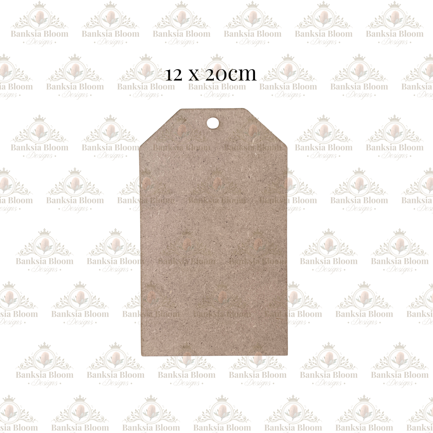 Blank - Classic Tag - X-Large - (12 x 20 cm)