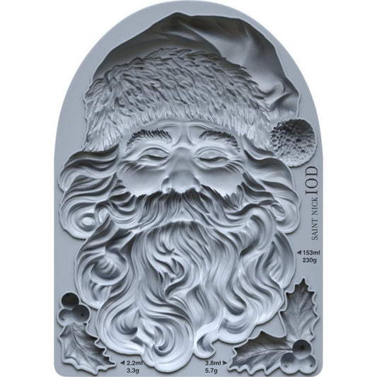 Iron Orchid Designs - Saint Nick Decor Mould