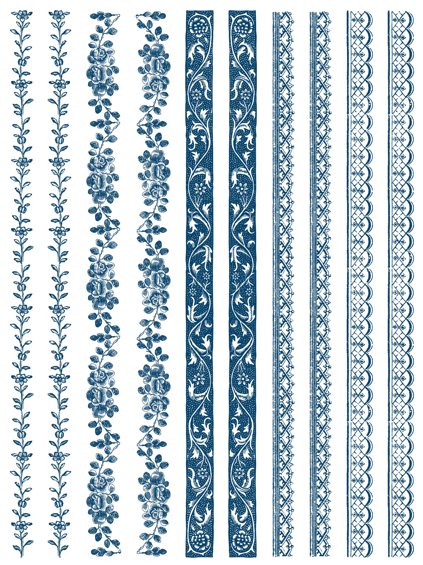 Iron Orchid Designs - Delft Traditions Azure Paint Inlay