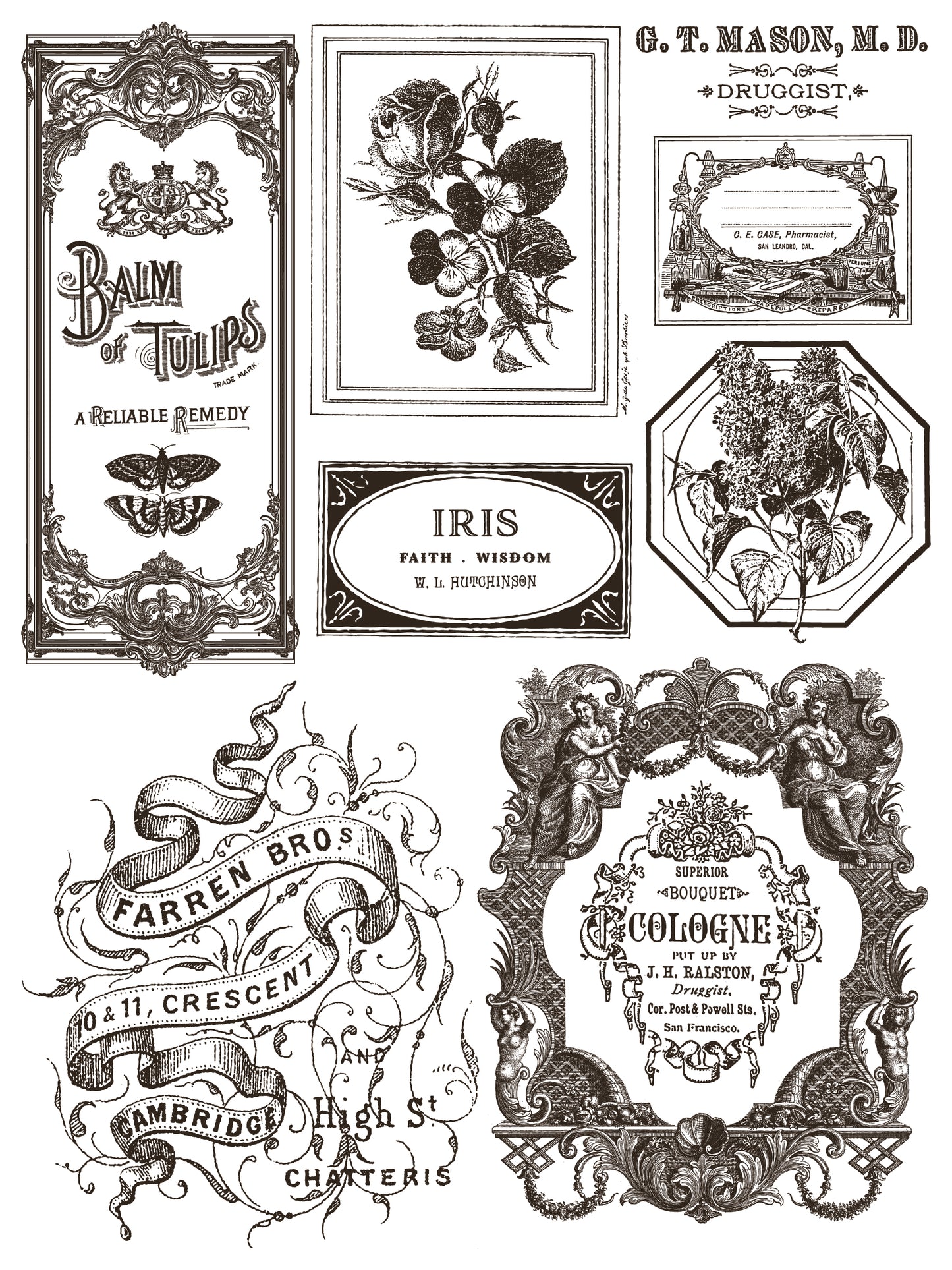 Iron Orchid Designs - Floriography Paint Inlay