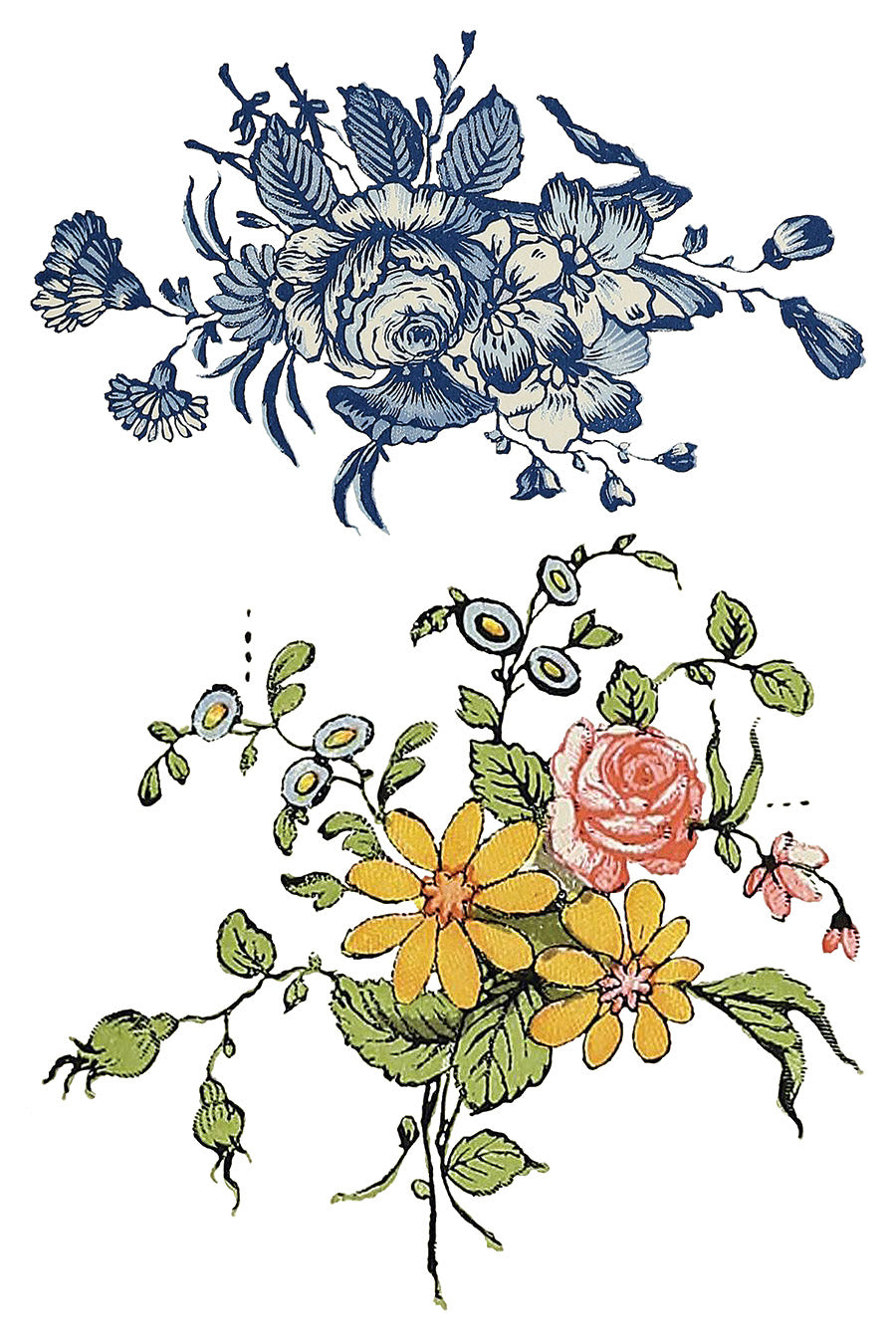 Iron Orchid Designs - Fairytale Florals Decor Transfer Pad