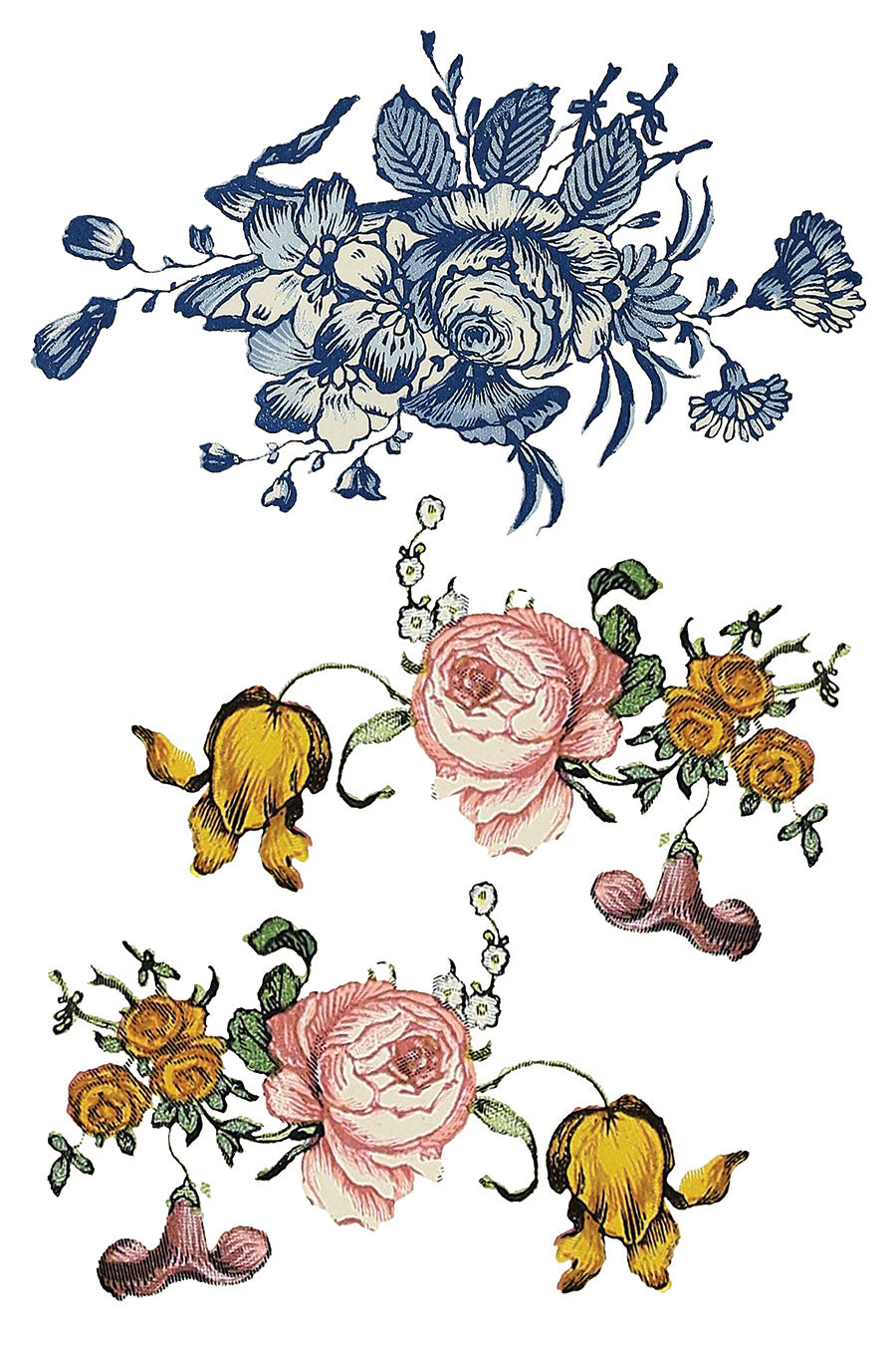 Iron Orchid Designs - Fairytale Florals Decor Transfer Pad