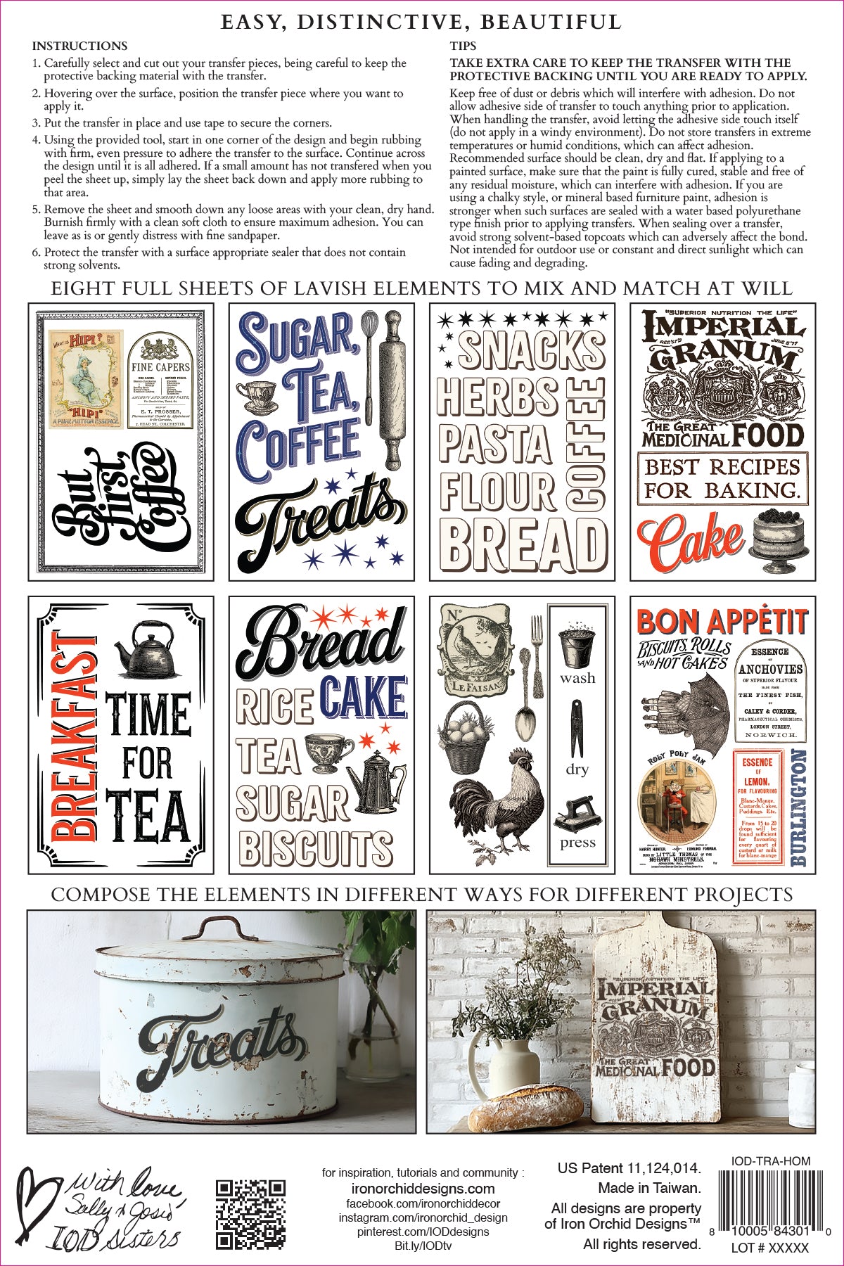 Iron Orchid Designs - Home Sweet Home Decor Transfer Pad