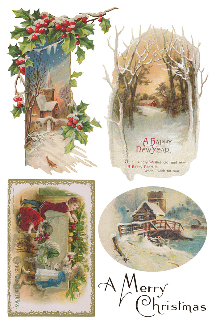 Iron Orchid Designs - Christmas Joy Decor Transfer Pad