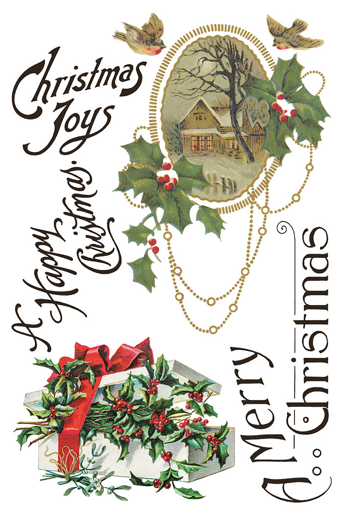 Iron Orchid Designs - Christmas Joy Decor Transfer Pad