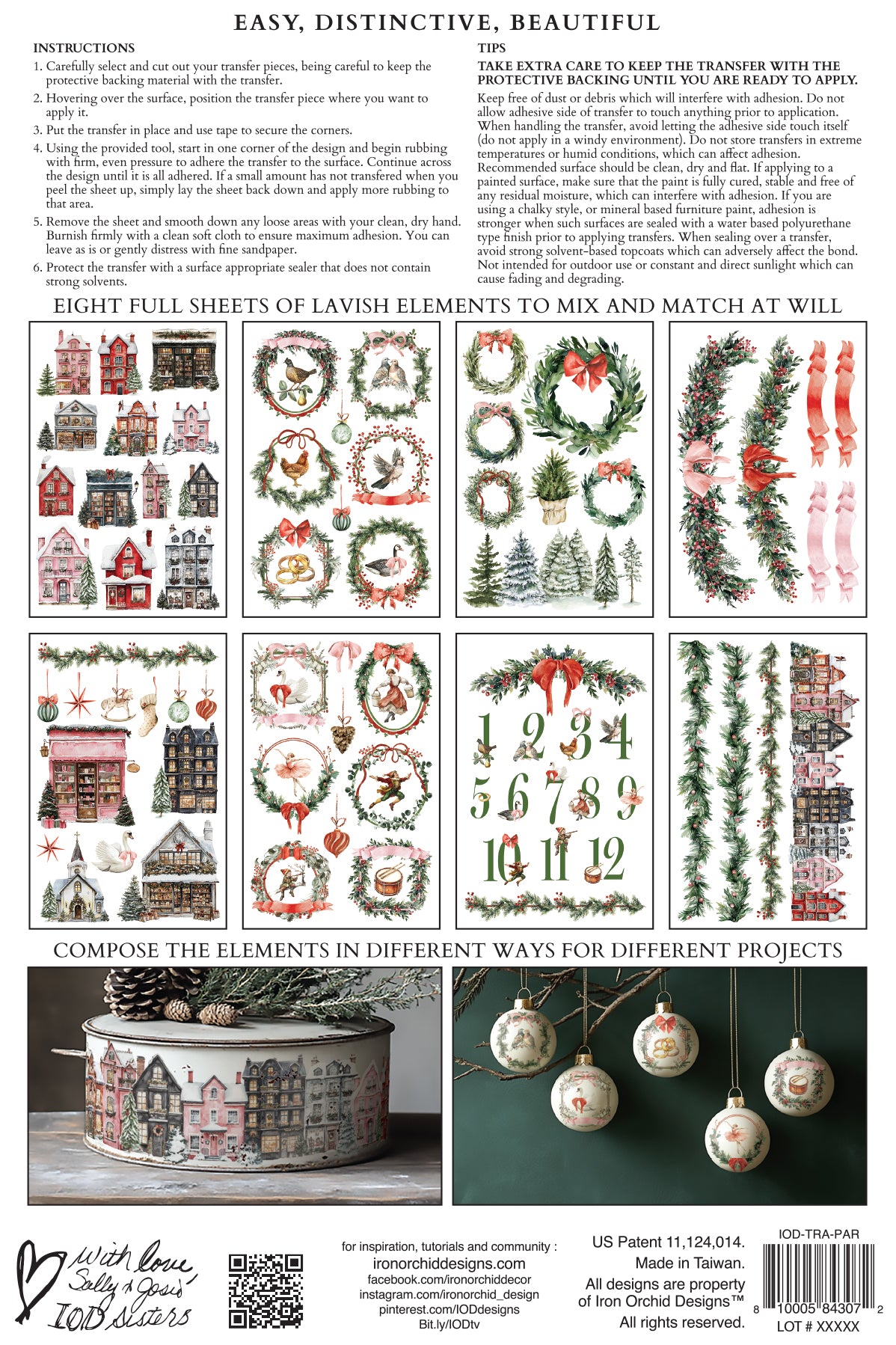 Iron Orchid Designs - Partridge Lane Decor Transfer Pad