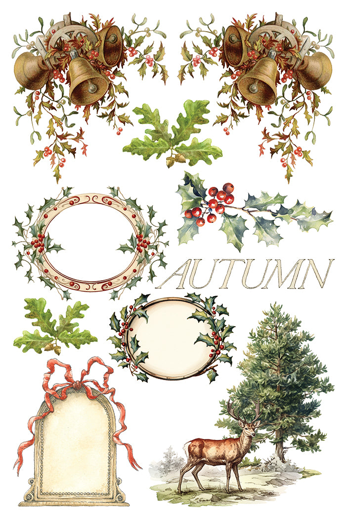 Iron Orchid Designs - Santas Hollow Decor Transfer Pad