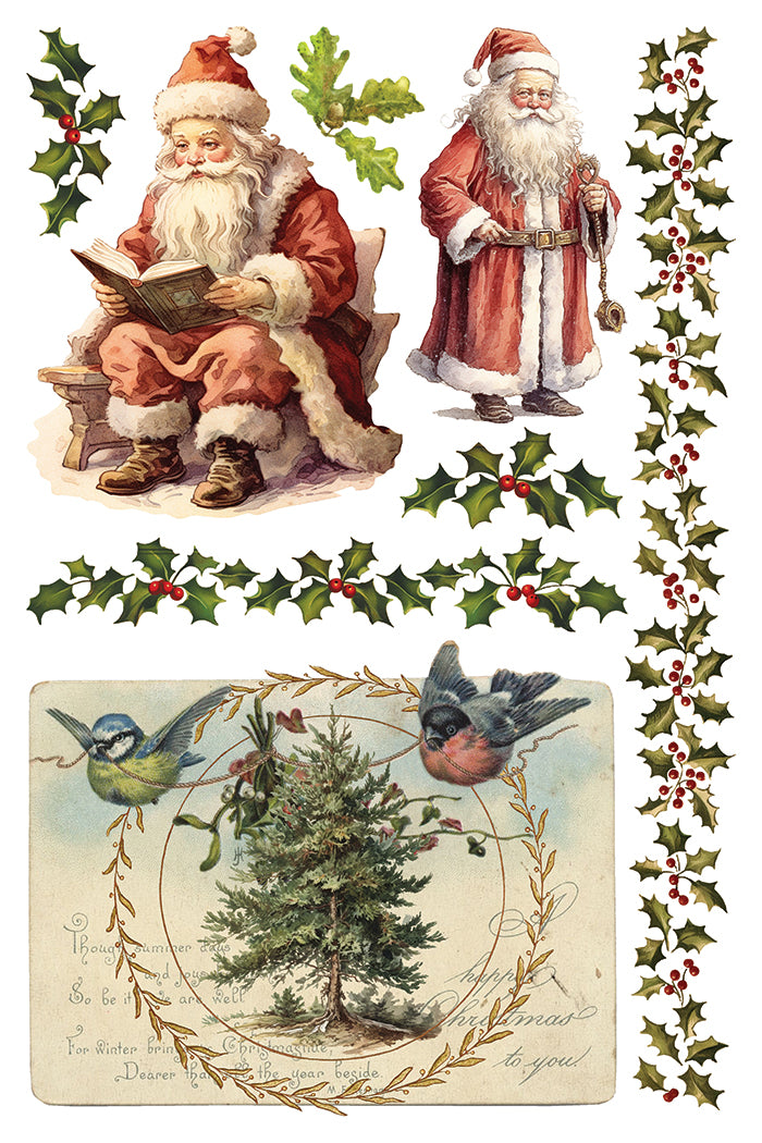 Iron Orchid Designs - Santas Hollow Decor Transfer Pad