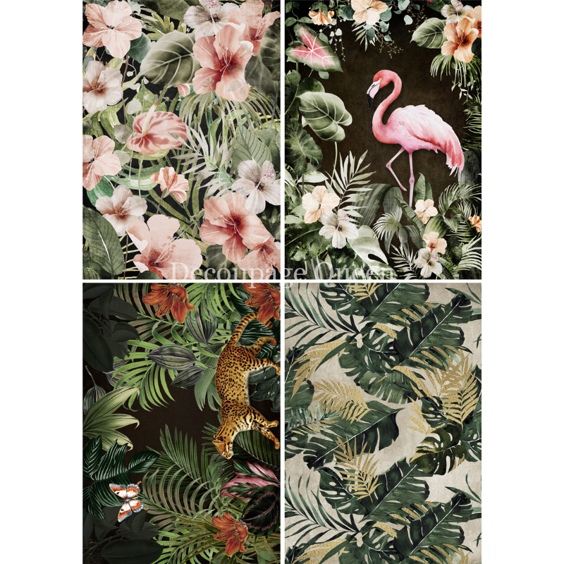 Decoupage Queen - Tropical Four Pack