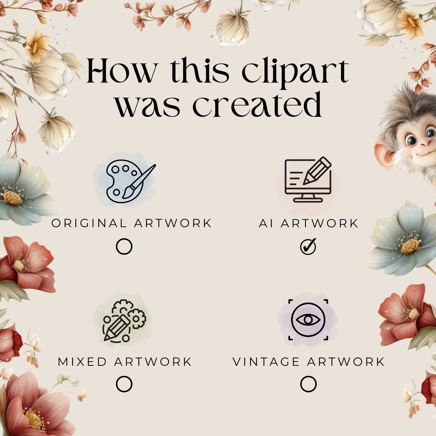 Clipart Pack - Safari Snuggles