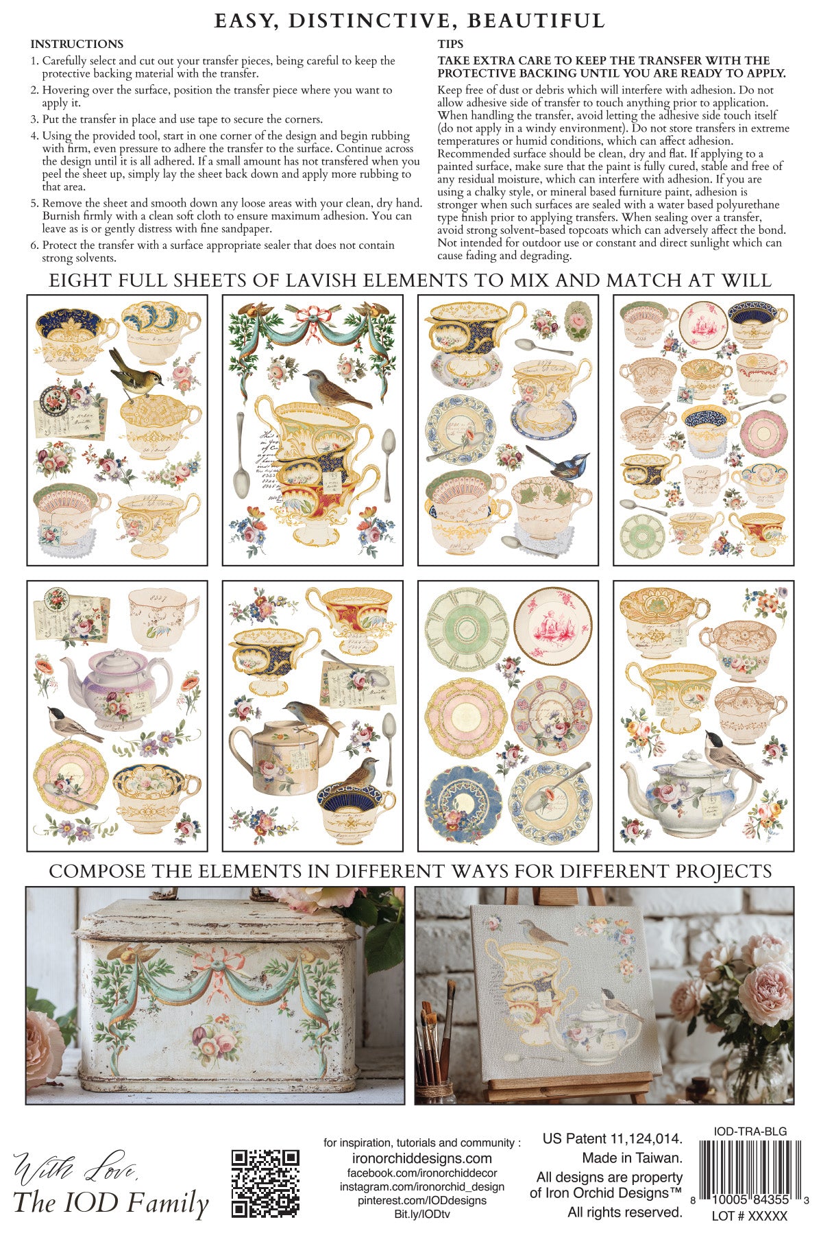 Iron Orchid Designs - The Belgravia Decor Transfer Pad