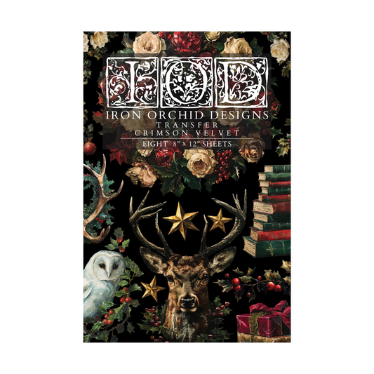 Iron Orchid Designs - Crimson Velvet Decor Transfer Pad