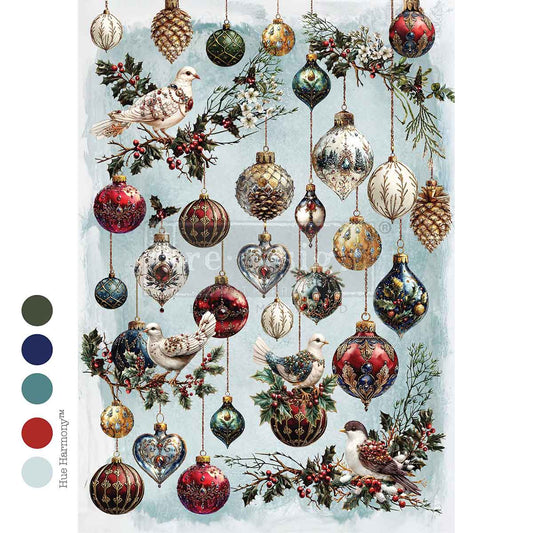 Redesign Decoupage Fiber (A4) - Jewel of the Season