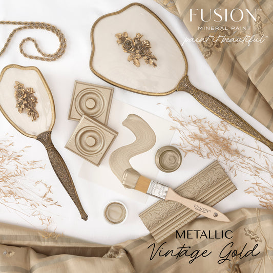 Fusion Mineral Paint - Metallic - Vintage Gold
