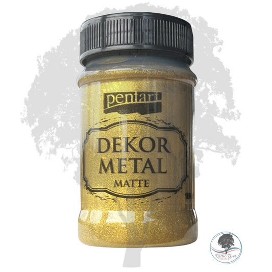 Pentart Dekor Metallic Matte - 100ml - Gold