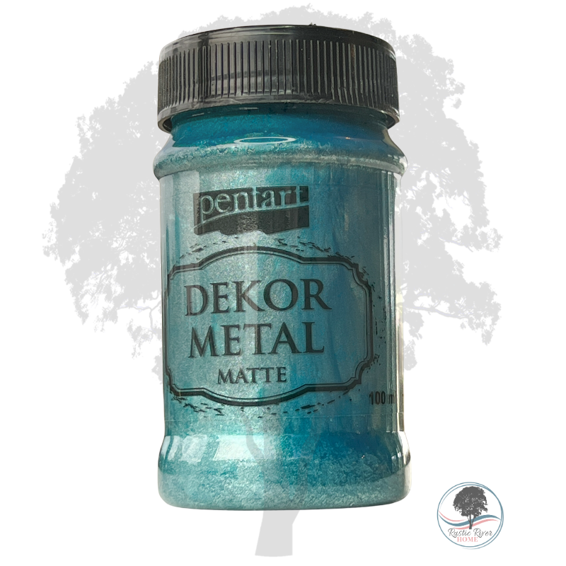 Pentart Dekor Metallic Matte - 100ml - Turquoise