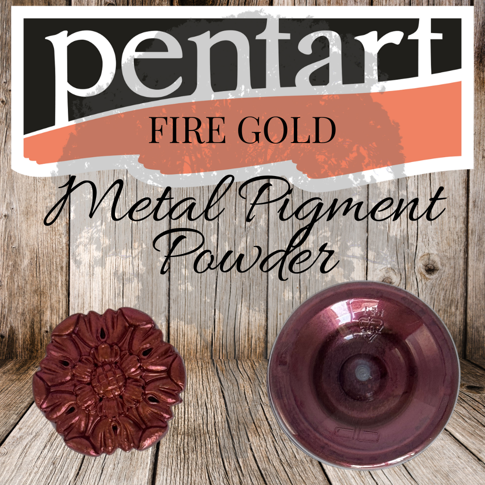 Pentart Metal Pigment Powder - Fire Gold