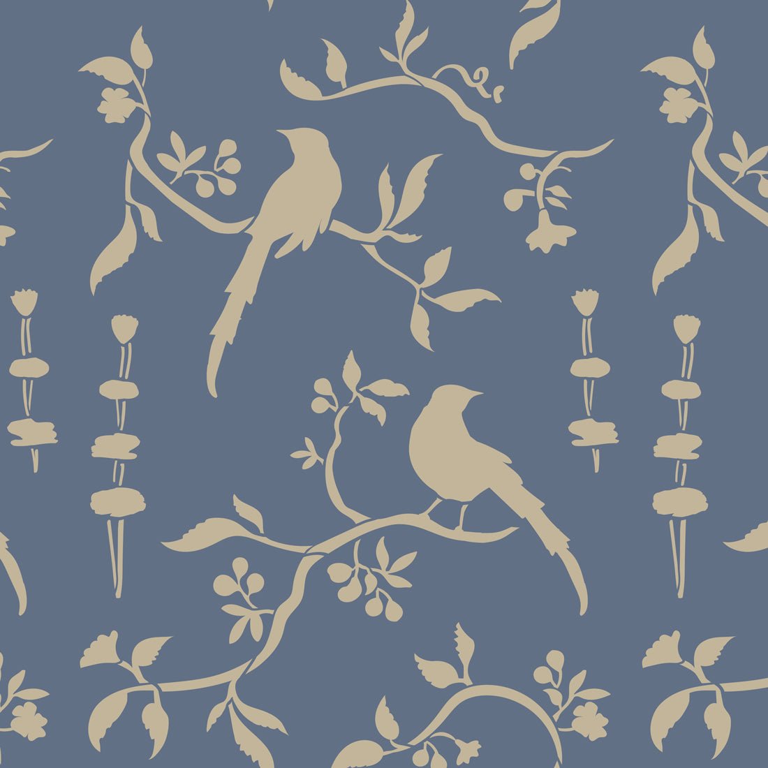 Annie Sloan CHALK PAINT™ Stencil - Chinoiserie Birds - Rustic River Home