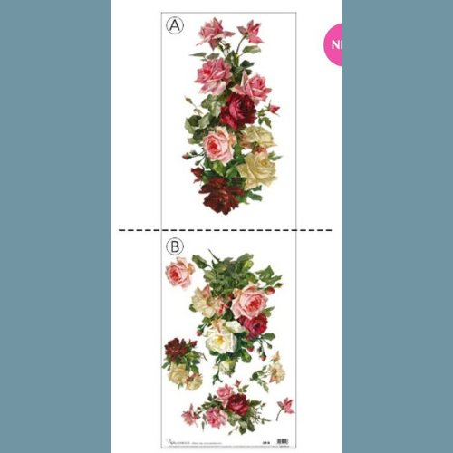 Calambour - Catherine Klein Roses Decoupage Paper - Rustic River Home