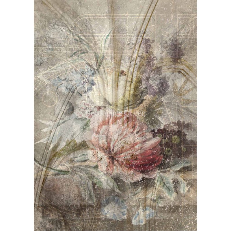 Decoupage Queen - Dainty and the Queen - Rose Reflections - Rustic River Home