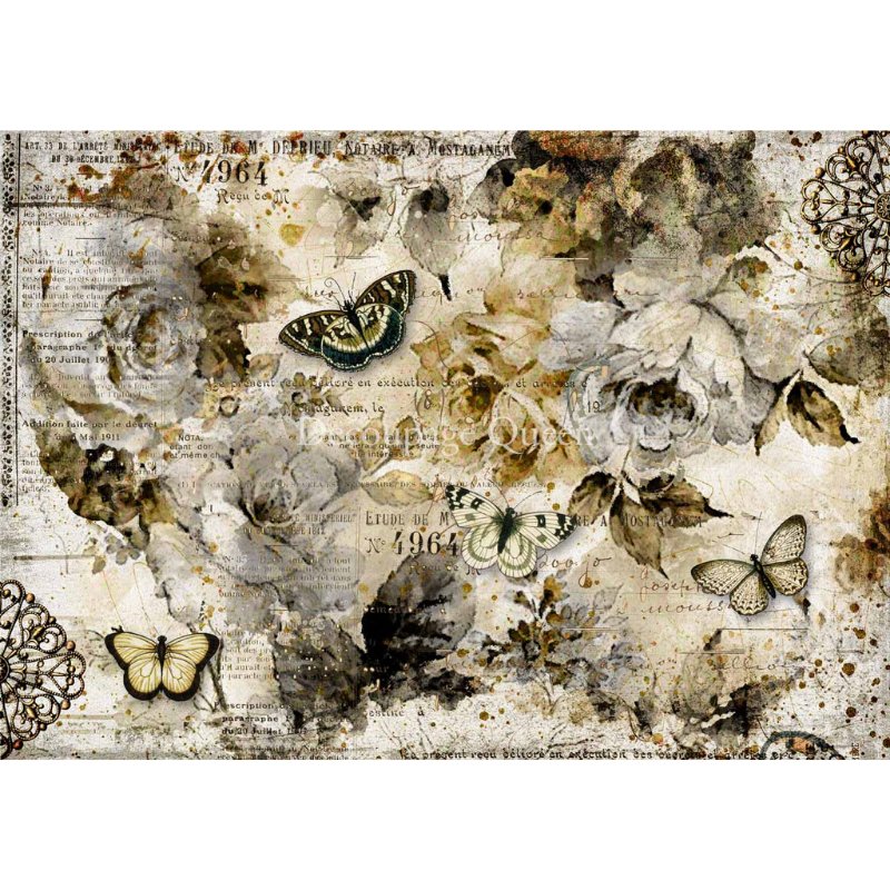 Decoupage Queen - First Bloom Decoupage Paper - Rustic River Home