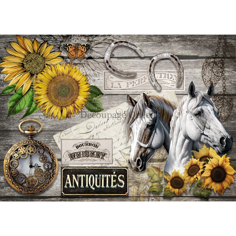 Decoupage Queen - Perfect Friends Decoupage Paper - Rustic River Home