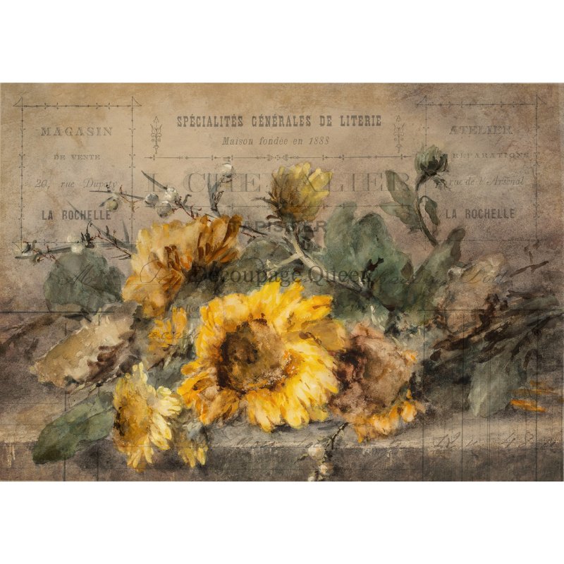 Decoupage Queen - Rochelle Decoupage Paper - Rustic River Home