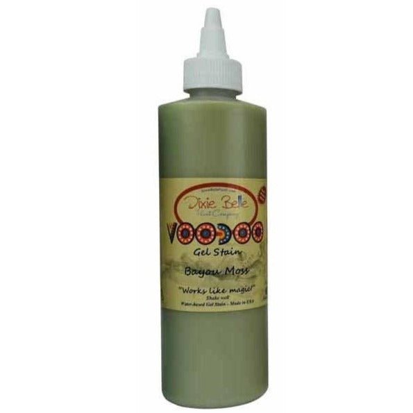 Dixie Belle Voodoo Gel Stain - Bayou Moss (Earthy Green) - 236ml (8oz) - Rustic River Home