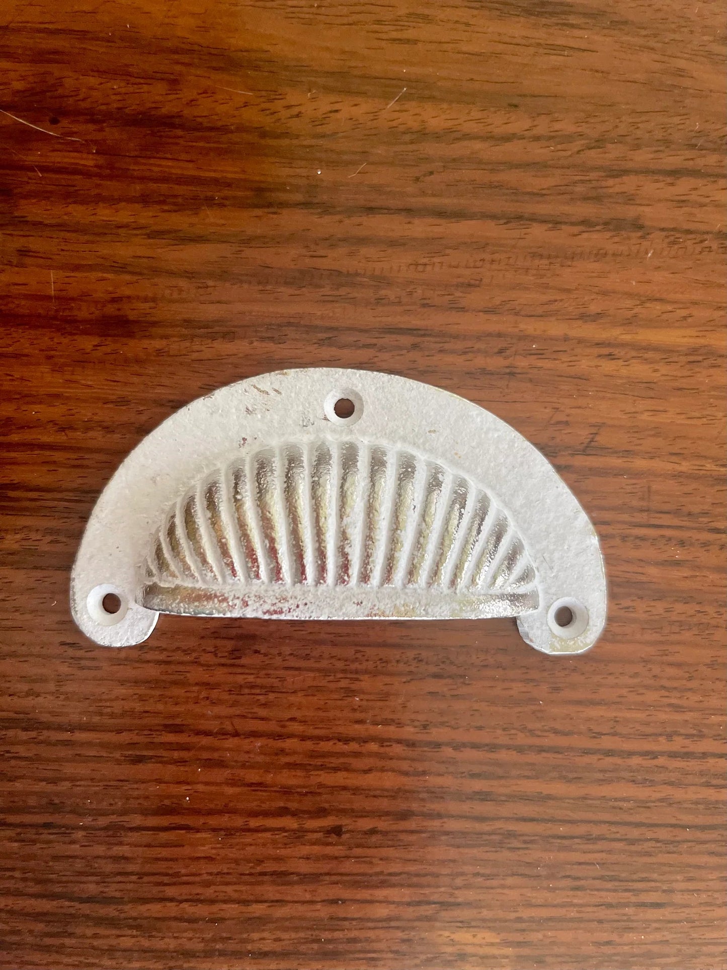 Door Knobs & Handles - Cup Handle - Striped White - Rustic River Home