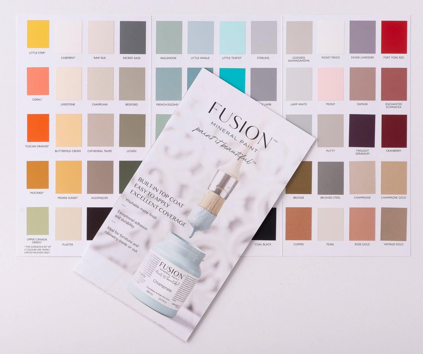 Fusion Colour Card (true to colour) - Rustic River Home