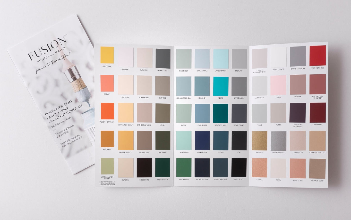 Fusion Colour Card (true to colour) - Rustic River Home