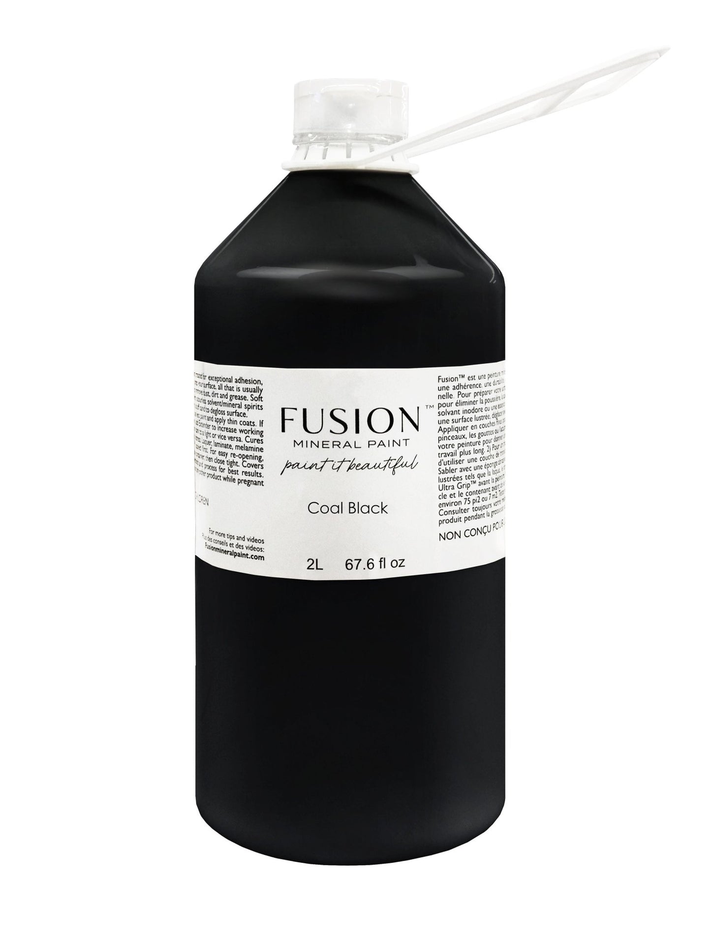 Fusion Mineral Paint - Coal Black - Rustic River Home