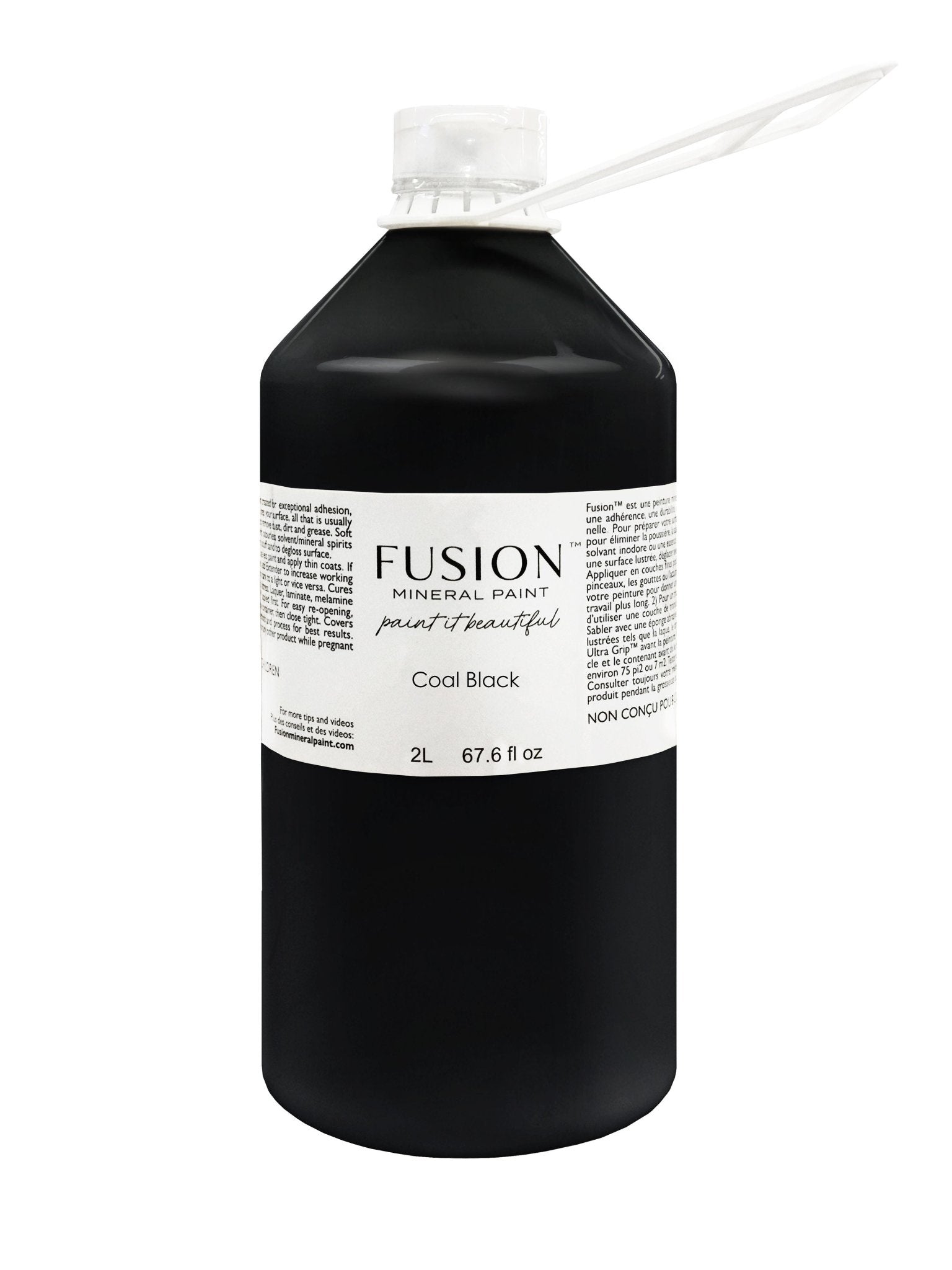 Fusion Mineral Paint - Coal Black - Rustic River Home