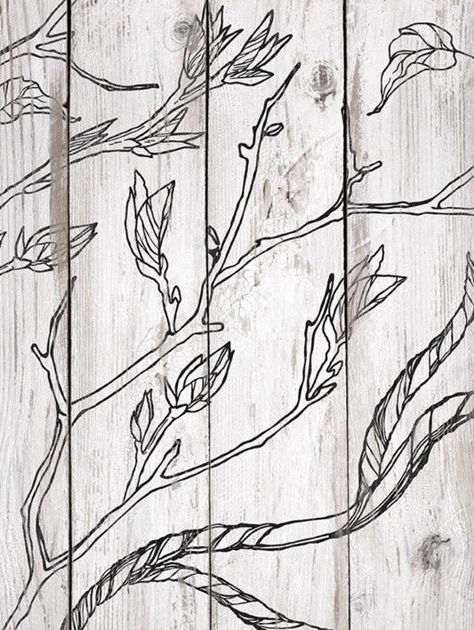 Iron Orchid Designs - Branches & Vine Decor Stamp - Rustic River Home