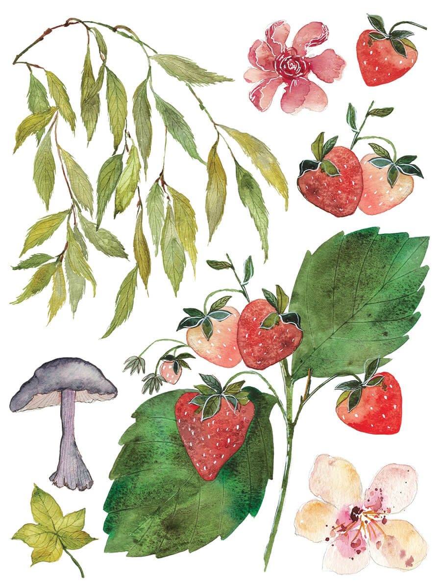 Iron Orchid Designs - Whispering Willow Decor Transfer Pad - Rustic River Home