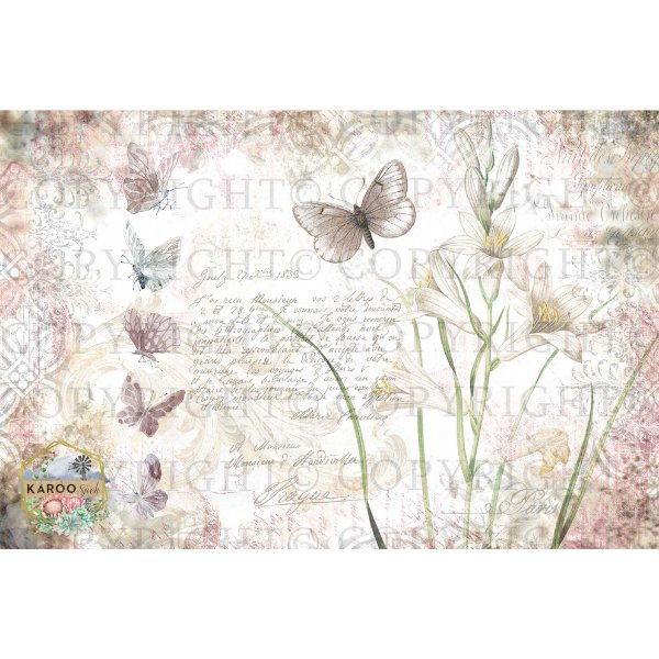 Karoo Sjiek Decoupage Paper - KSFP024 - Rustic River Home