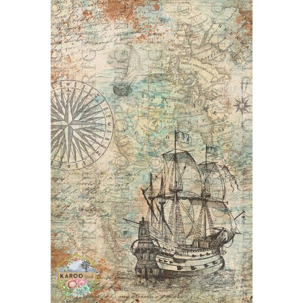 Karoo Sjiek Decoupage Paper - KSFP026 - Rustic River Home