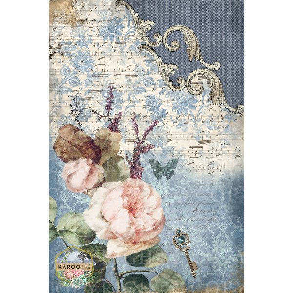 Karoo Sjiek Decoupage Paper - KSFP222 - Rustic River Home