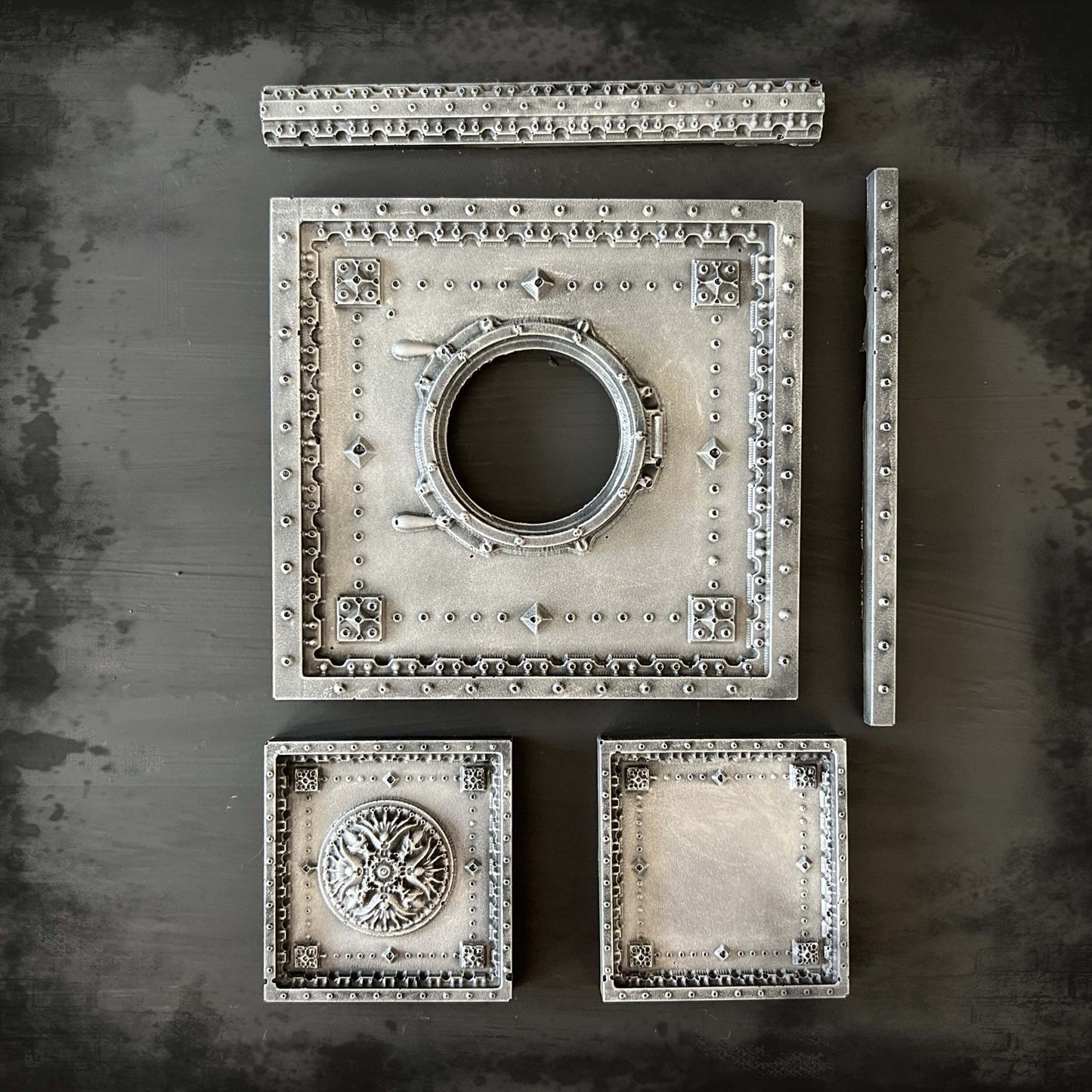 LaBlanche Silicone Mould - Steampunk Background - Rustic River Home
