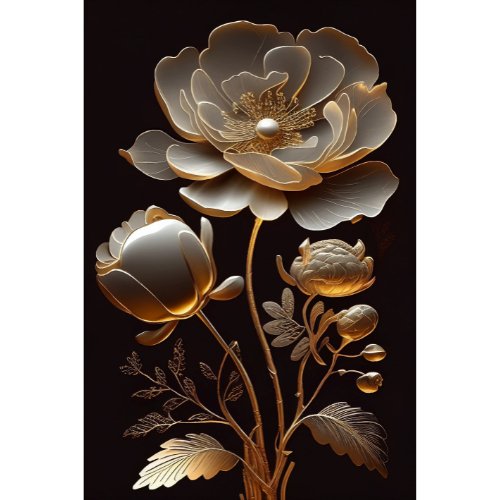 Mint by Michelle - Decoupage Paper - Golden Bloom 2 - Rustic River Home