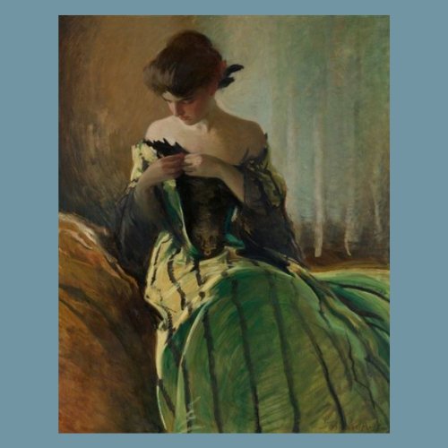 Mint by Michelle - Decoupage Paper - Study in Black & Green - Reversed - Rustic River Home