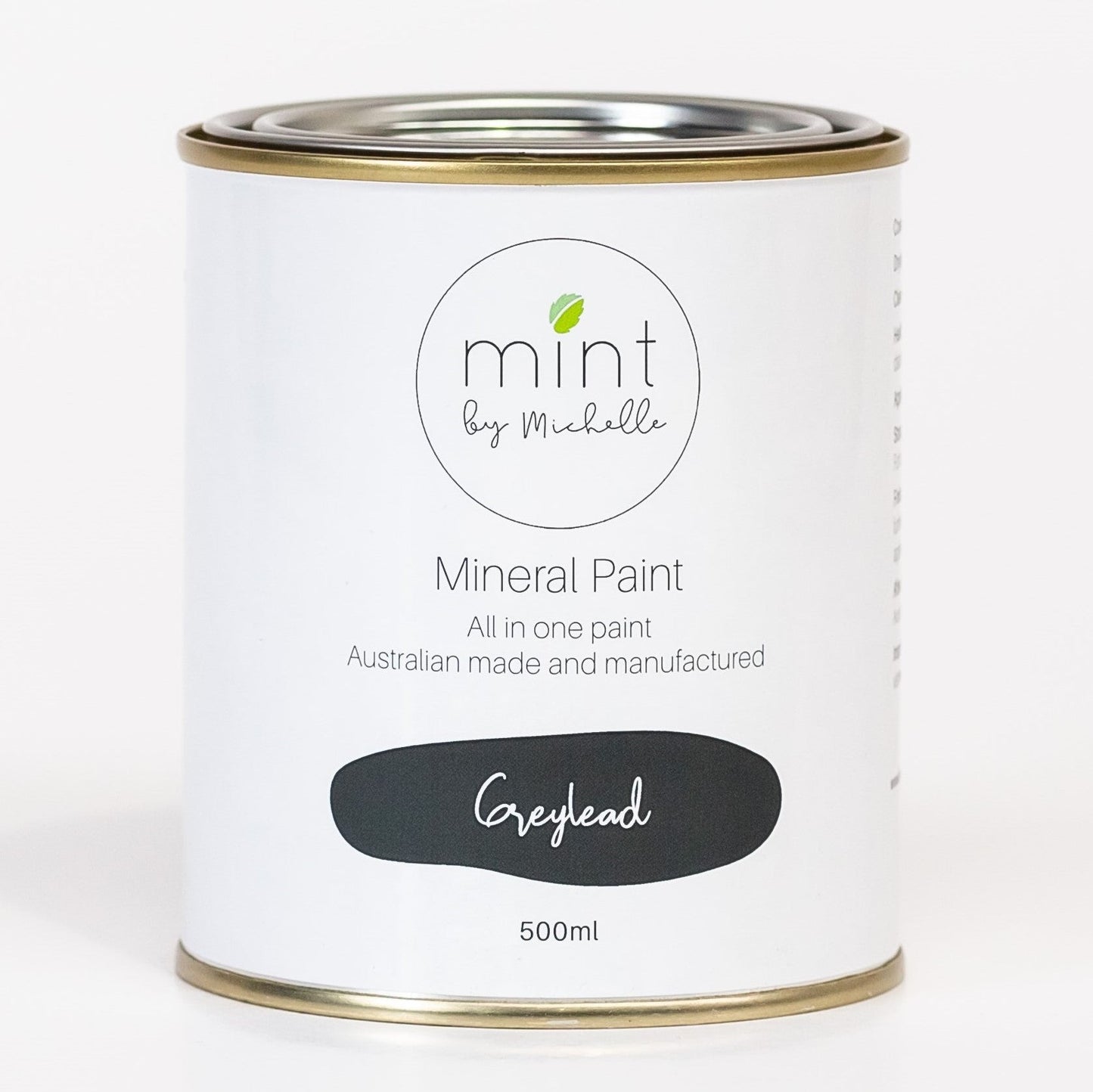 Mint Mineral Paint - Greylead - 500ml - Rustic River Home