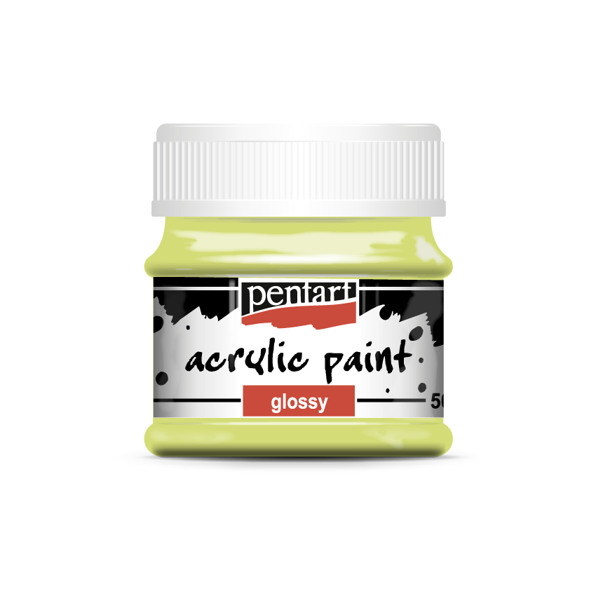 Pentart - Acrylic Paint - Glossy - Lime Green - Rustic River Home